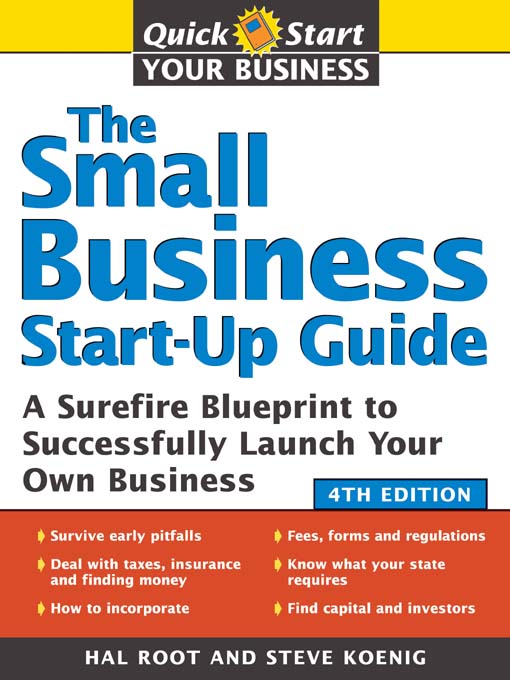 Title details for Small Business Start-Up Guide by Hal Root - Available